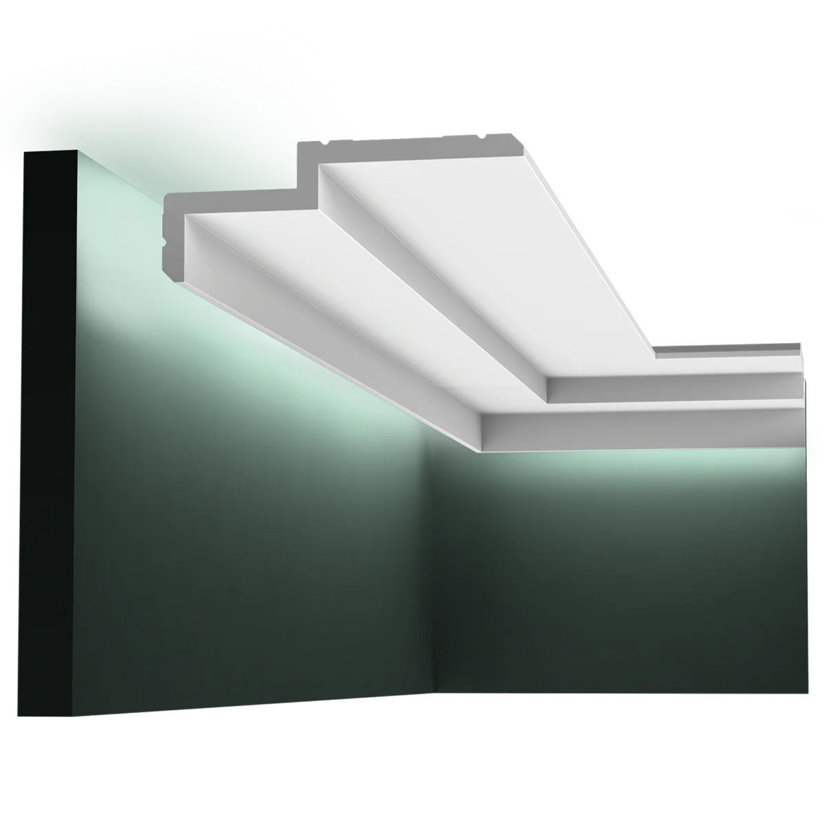 C391 Corniche pour éclairage indirect et cache tringle à rideau - 6x16x200cm (h x p x L) - moulure décorative polyuréthane - Image 10