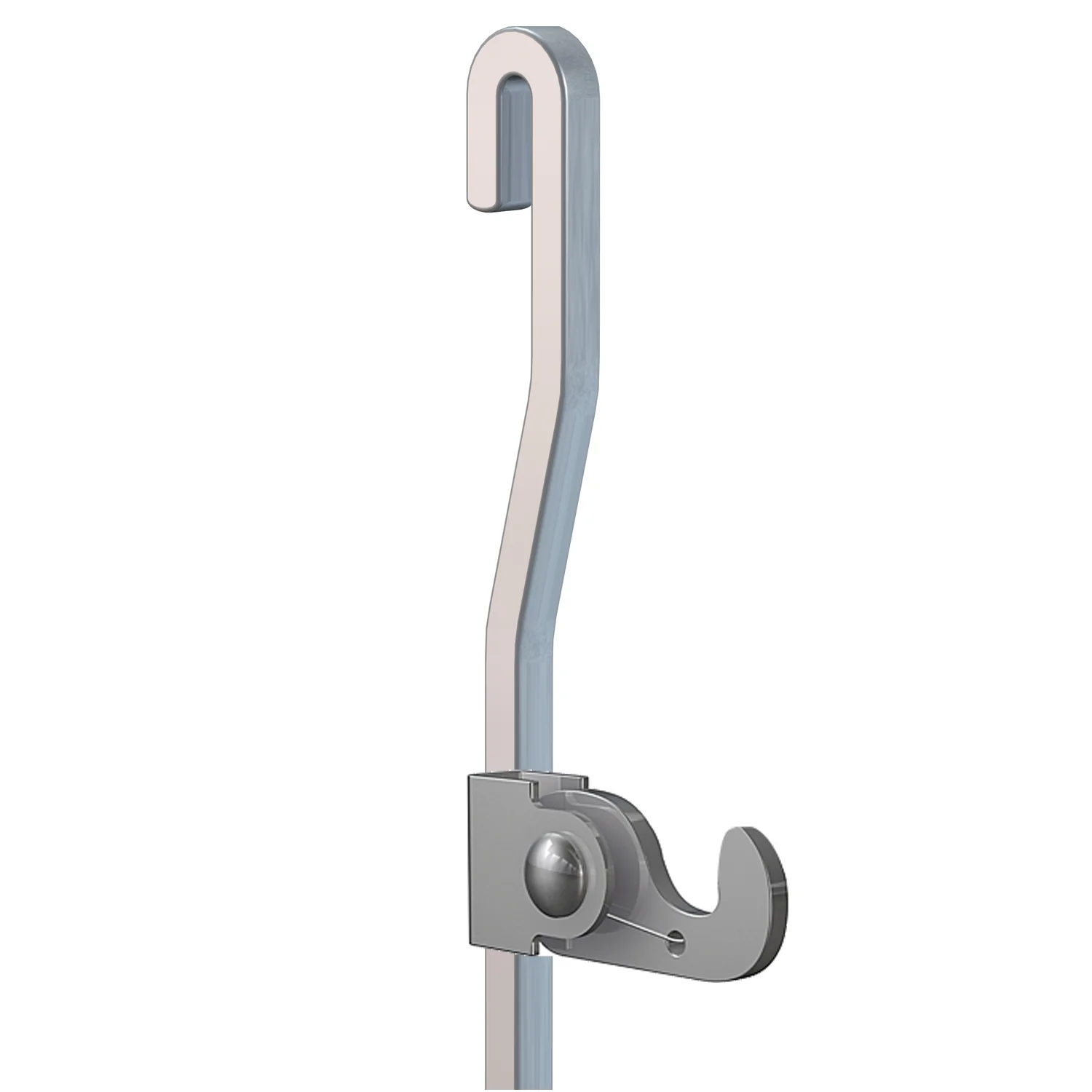 Tige aluminium Grise coudée 4 mm - Accessoire Cimaise Tableau - Image 3