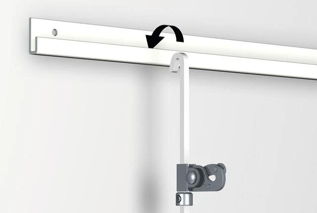 Cimaise Classic+ Rail 200 cm - 80kg + Vis et chevilles - Cimaise Tableau Artiteq - Image 6