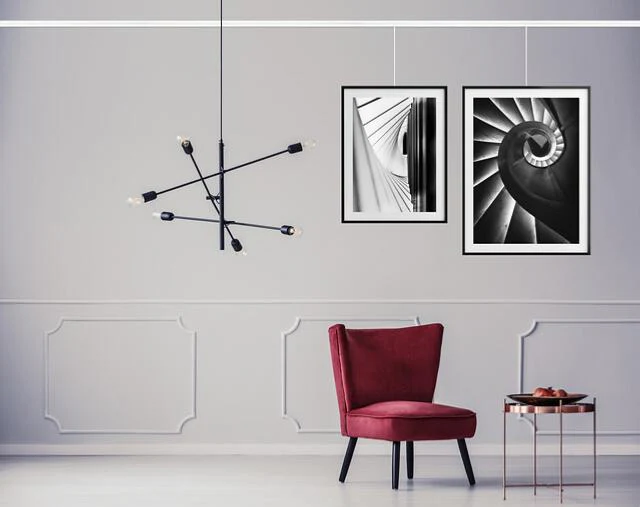 Cimaise Classic+ Rail 200 cm - 80kg + Vis et chevilles - Cimaise Tableau Artiteq - Image 7