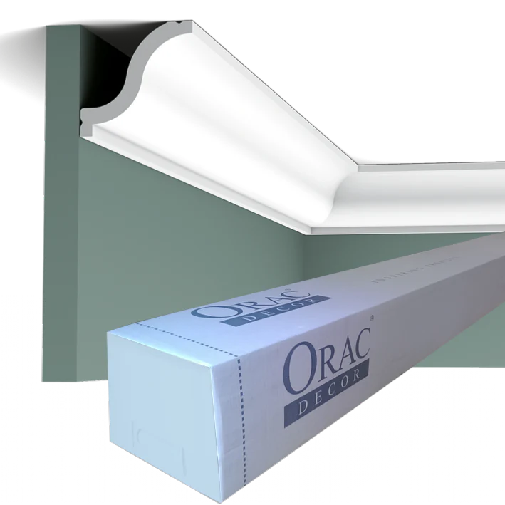 CX108 Corniche plafond Orac Decor - 5,5x5,5x200cm (h x p x L) - moulure décorative polymère - Image 4