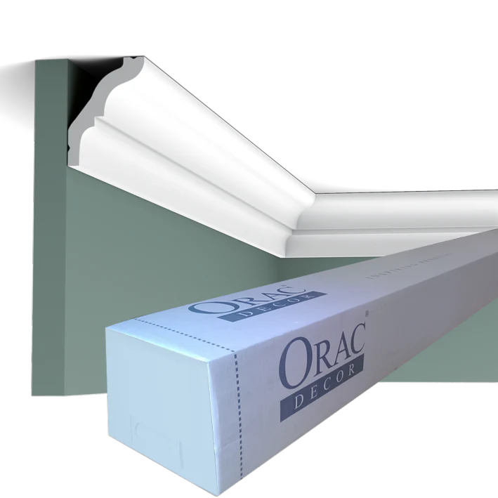 CX112 Corniche plafond Orac Decor - 5,5x4x200cm (h x p x L) - moulure décorative polymère - Image 4