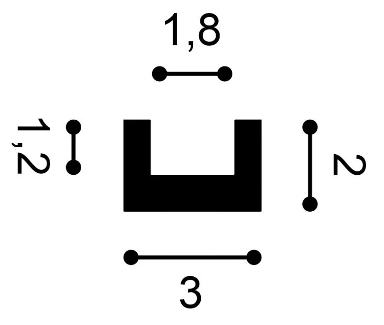 CX190 Corniche plafond pour éclairage indirect Orac Decor  - 2x3x200cm (h x p x L) - moulure décorative polymère - Image 11