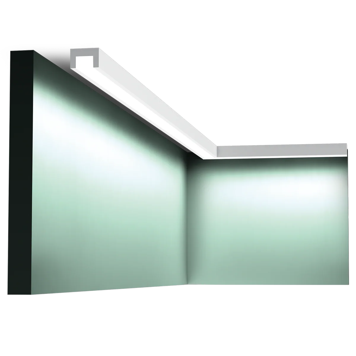 CX190 Corniche plafond pour éclairage indirect Orac Decor  - 2x3x200cm (h x p x L) - moulure décorative polymère - Image 4