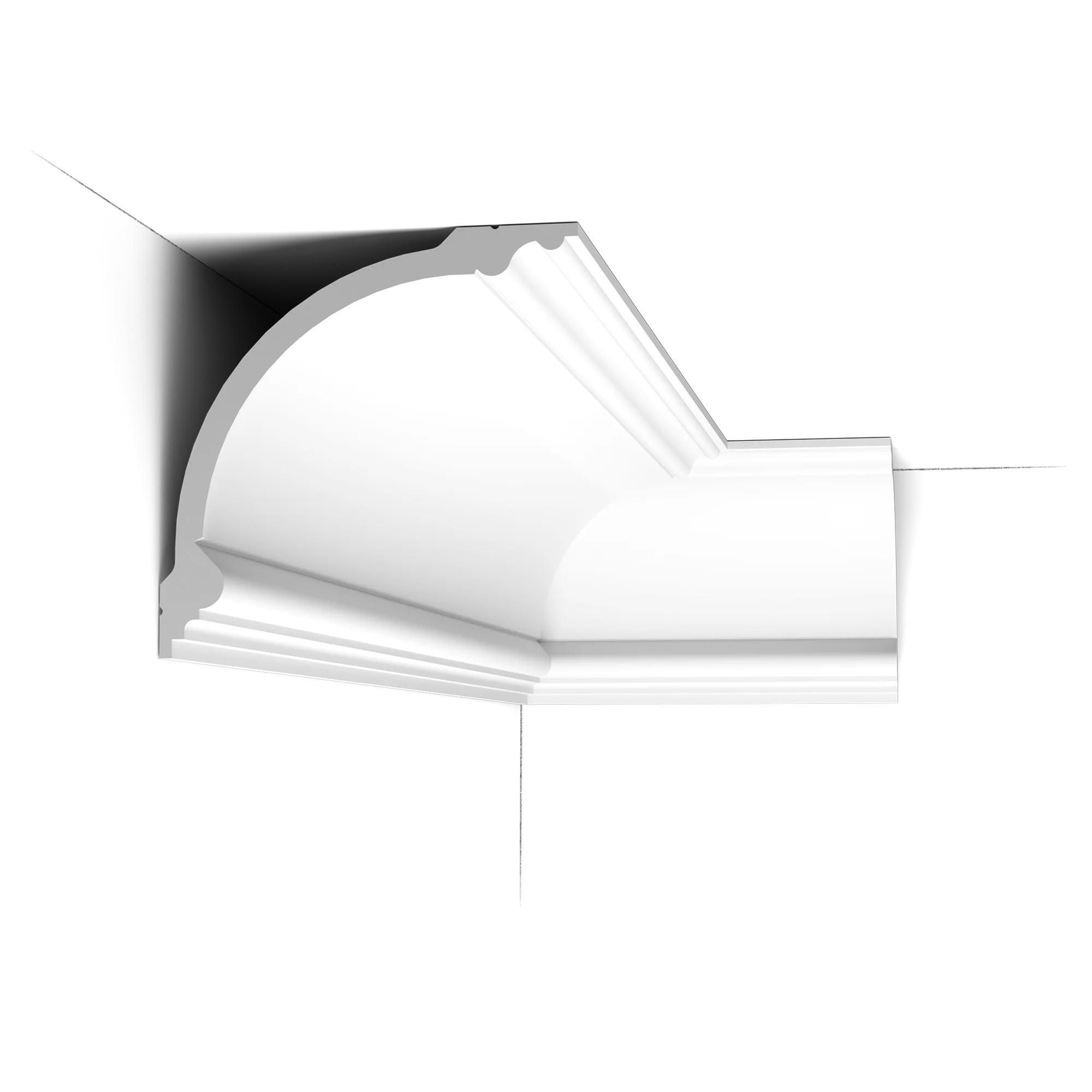 Kit de décoration Autoire Orac N°6 - Corniche + cimaise + encadrement + plinthe sur 2 mètres - Image 4