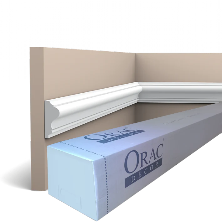 P8030 Cimaise murale Orac Decor - 4x1,5x200cm (h x p x L) - moulure décorative polyuréthane - Image 9