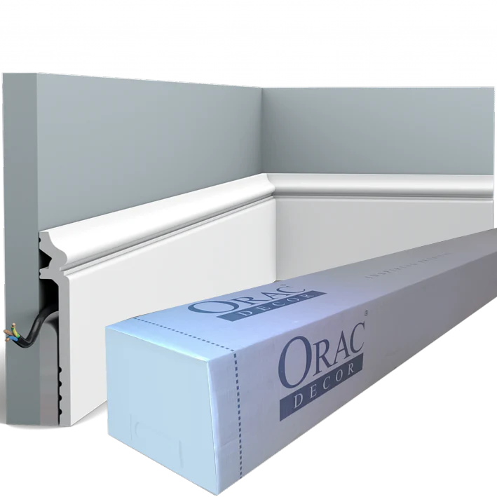 SX186 Plinthe de rénovation Orac Decor - 13,8x2,2x200cm (h x p x L) - surplinthe décorative polymère - Image 5