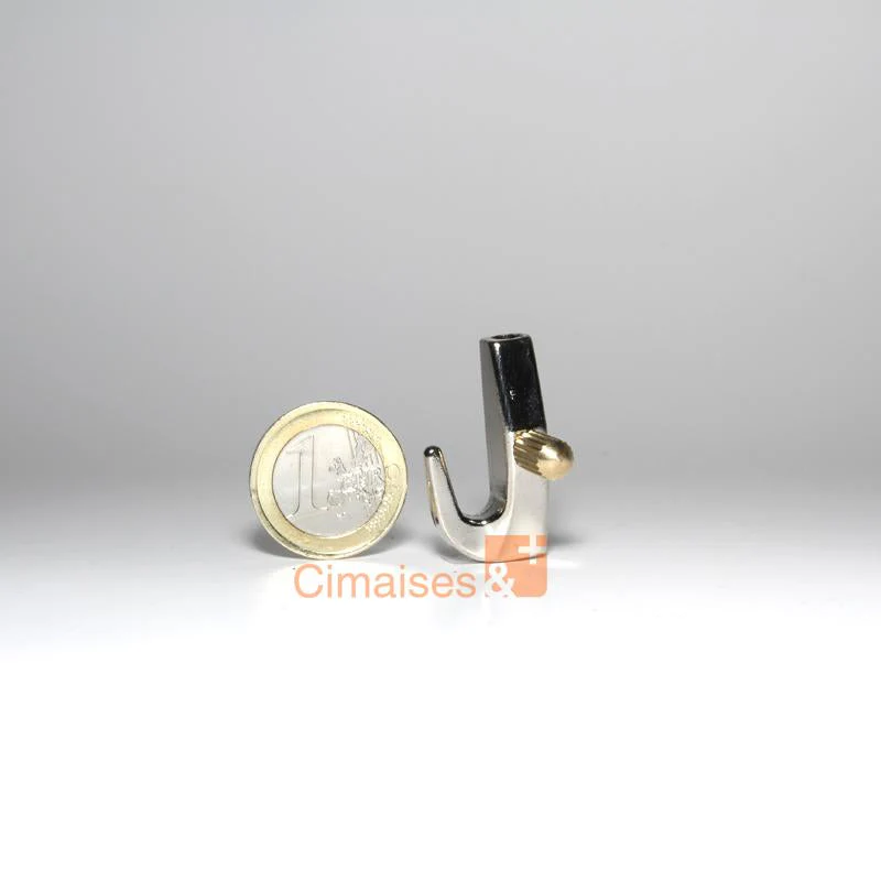 Pack 5 crochets à  tableau réglables à vis 7 kg 2 mm - Accessoire Cimaise Artiteq* - Image 3