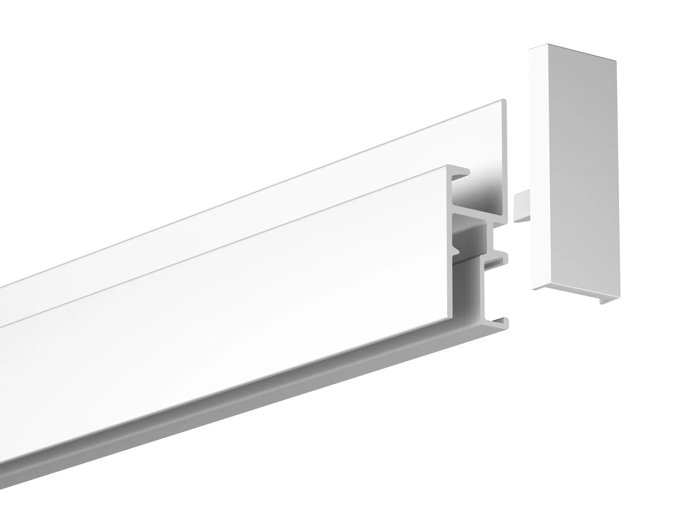 Cimaise Gallery-Click Rail R30 Blanc 200cm + clips + vis & chevilles  - Cimaise Tableau Newly - Image 5