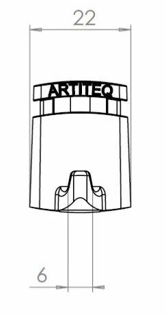 Crochet Micro Grip 2mm auto-bloquant 20 kg - Accrochage Tableau Artiteq - Image 3