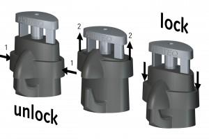 Crochet Micro Grip Lock 2mm auto-bloquant 20 kg - Accrochage Tableau Artiteq - Image 4