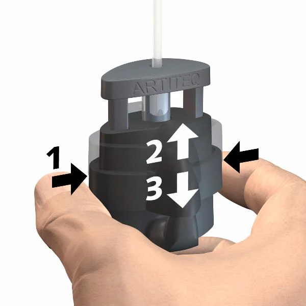 Crochet Micro Grip Lock 2mm auto-bloquant 20 kg - Accrochage Tableau Artiteq - Image 5