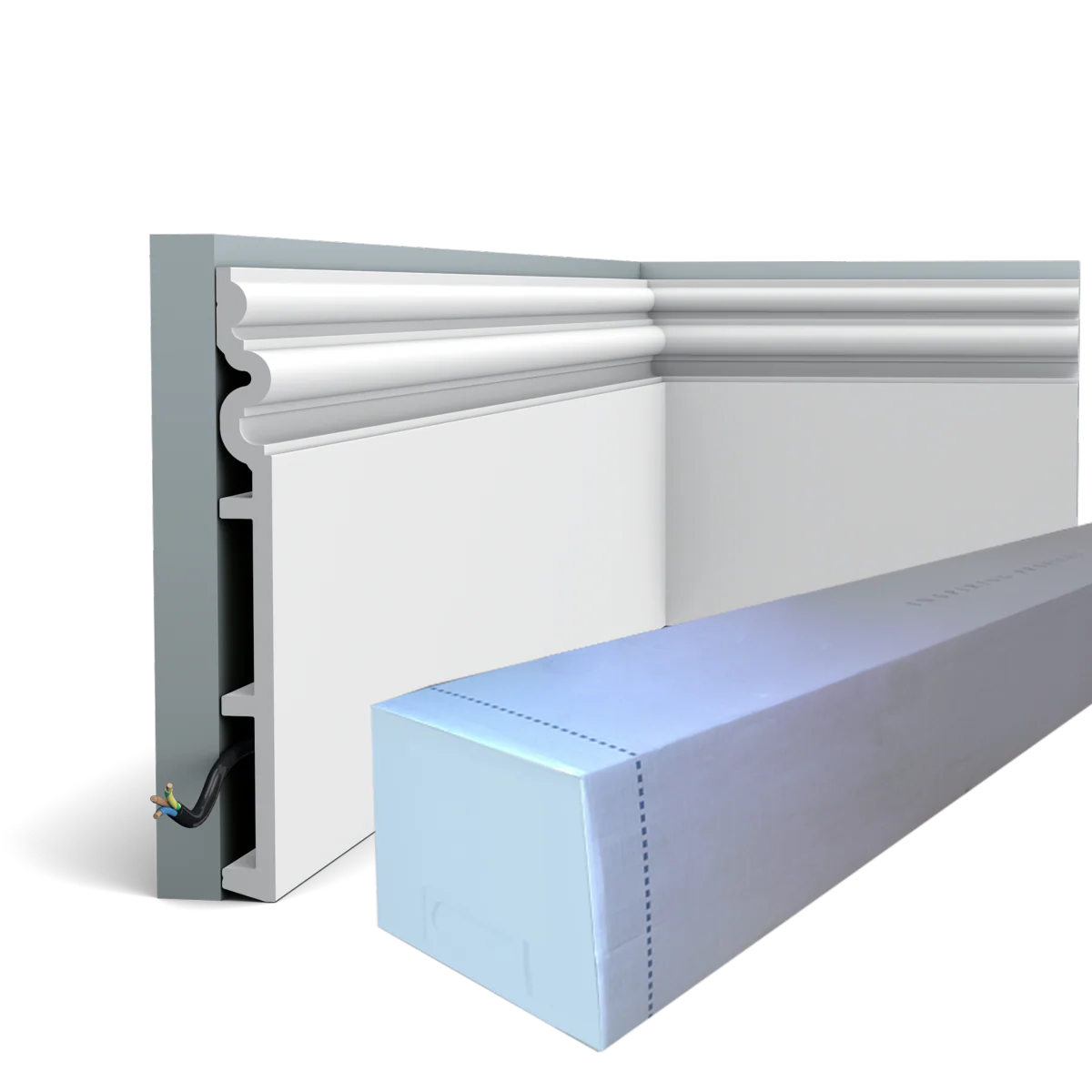 SX193 AUTOIRE Plinthe Orac Decor - 25x2,2x200cm (h x p x L) - plinthe décorative polymère - Image 6